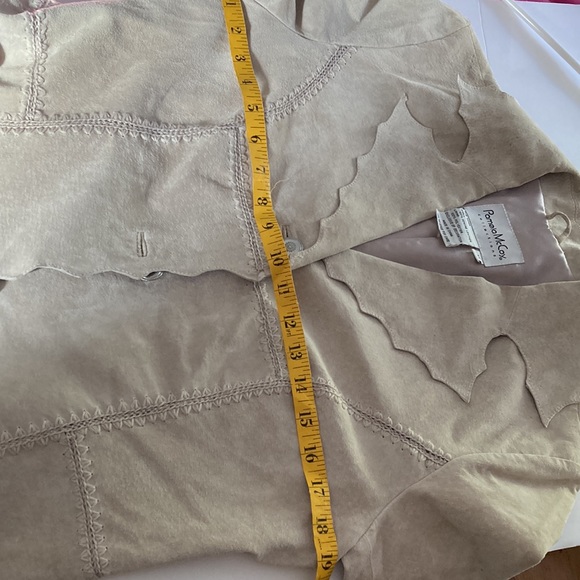 Leather jacket Pamela McCoy XS vintage - Picture 11 of 12